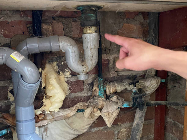 Water damage restoration process in Chandler, OK
